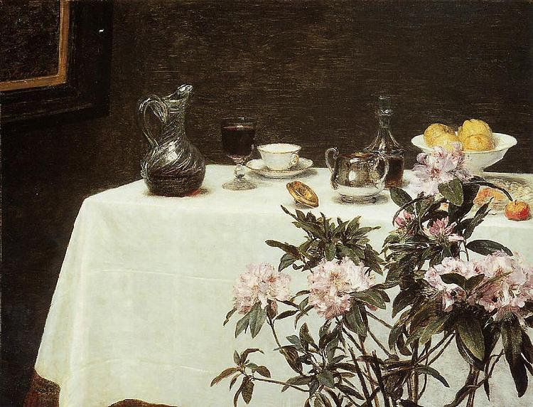 Henri Fantin-Latour Still Life, Corner of a Table France oil painting art